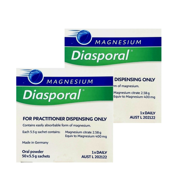 Magnesium Diasporal Oral Powder  50 x 5.5g sachets  (2 Boxes)