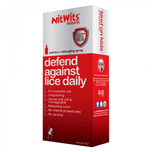 NitWits anti lice spray was formulated to treat head lice quickly and effectively. Pyrethroid-free treatment easy for parents and hassle-free for kids.