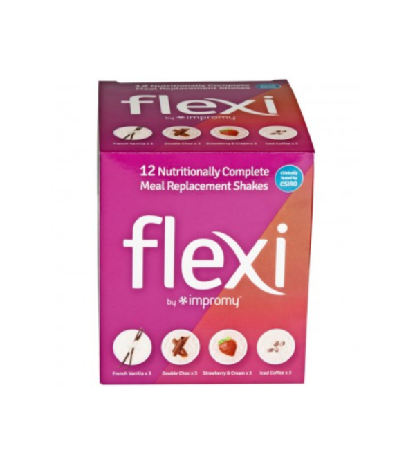 Flexi By Impromy Assorted Meal Replacement Shakes 12 Pack