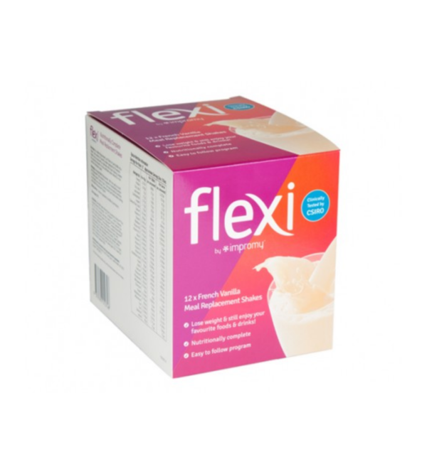 Flexi By Impromy French Vanilla Meal Replacement Shakes 12 Pack