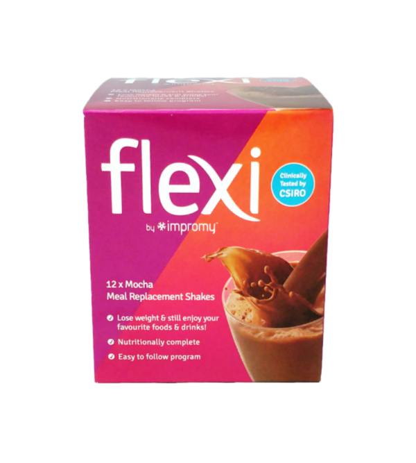 Flexi By Impromy Mocha Meal Replacement Shakes 12 Pack