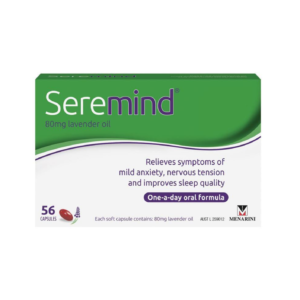 Seremind Lavender Oil Capsules contain Silexan, a specially prepared lavender oil shown to help relieve symptoms of mild anxiety, and improve sleep quality.