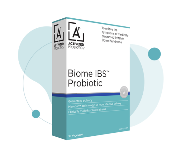 Activated Probiotics Biome IBS Probiotic 30 VegeCaps