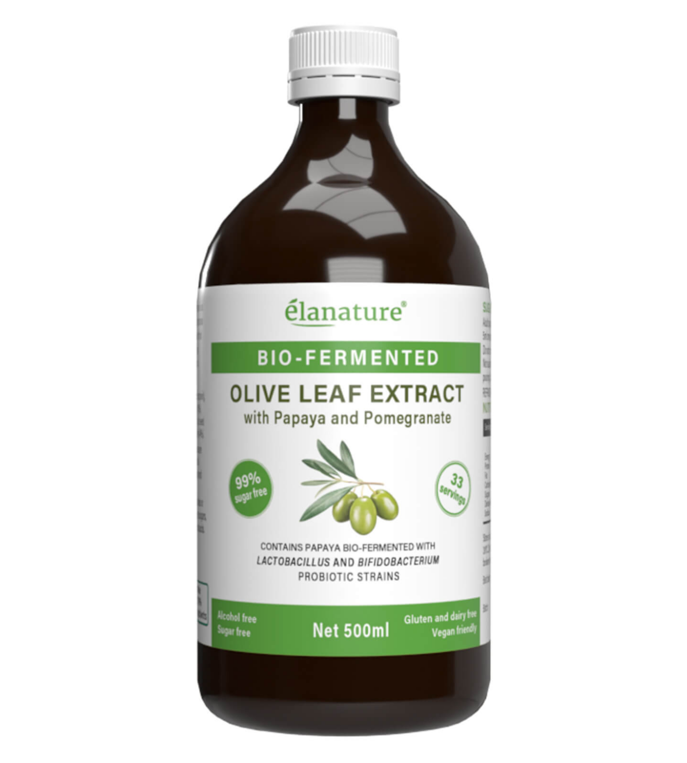 Elanature BioFermented Olive Leaf Extract 500ml Pittwater Pharmacy