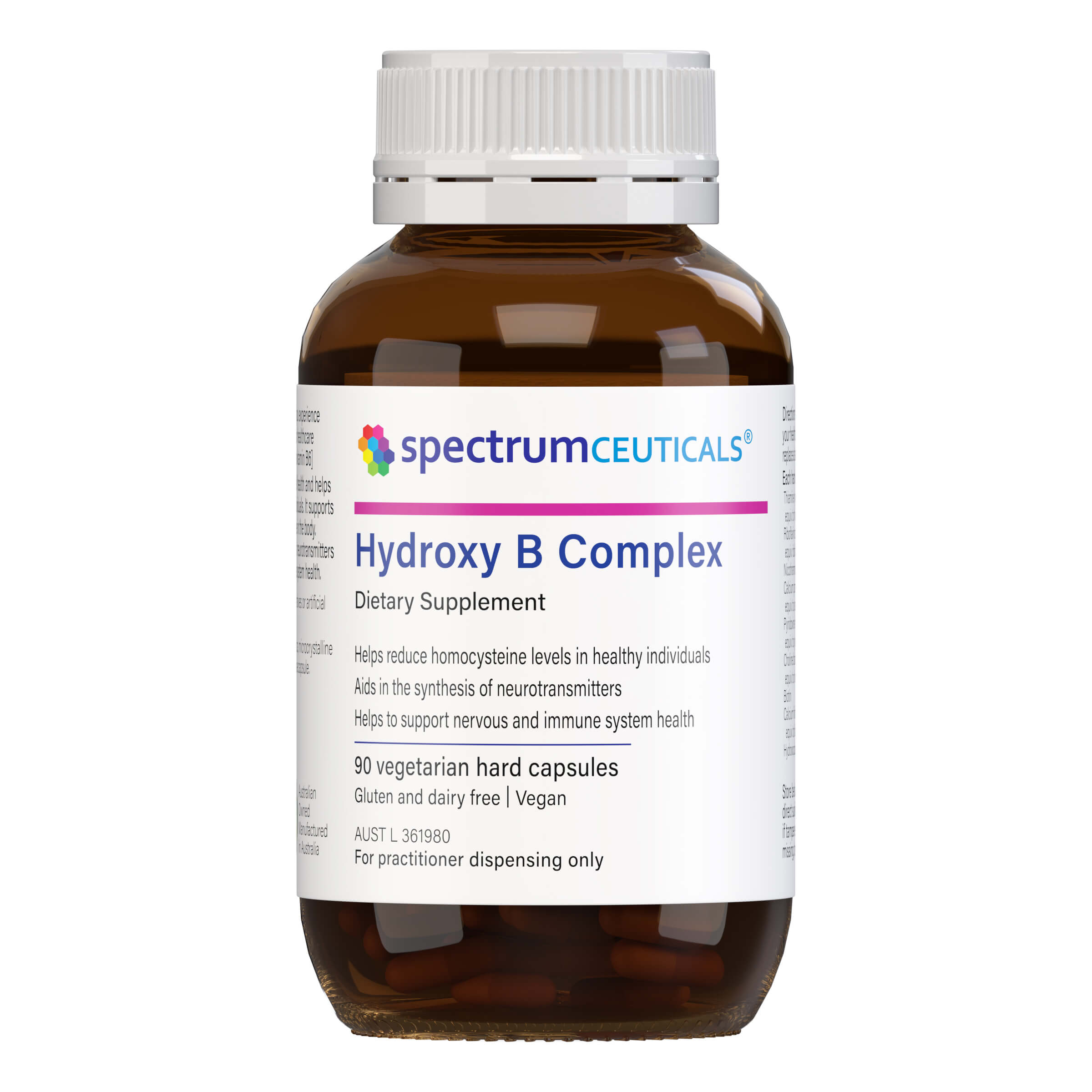 SpectrumCeuticals Hydroxy B Complex 90 Capsules