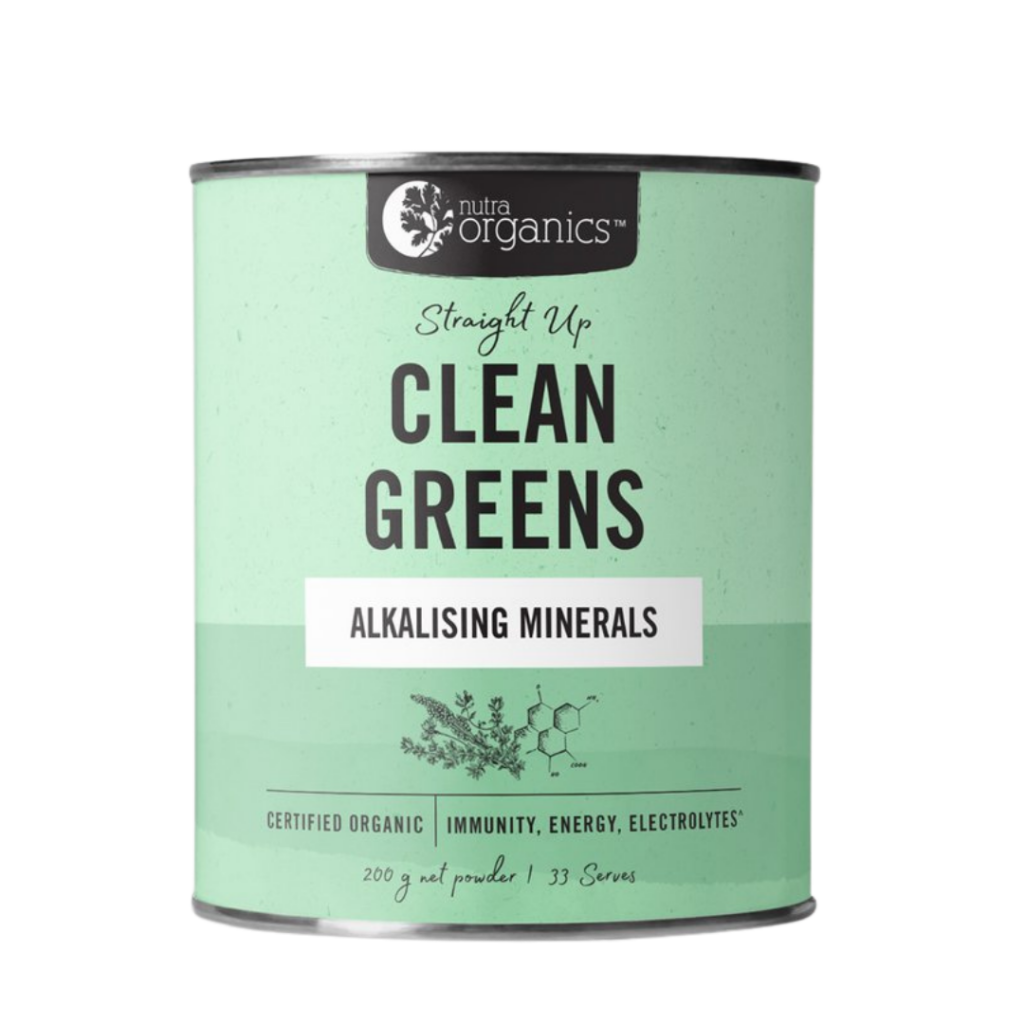NutraOrganics Clean Greens 200g Powder Pittwater Pharmacy nutraorganics-clean-greens-200g-powder-pittwater-pharmacy
