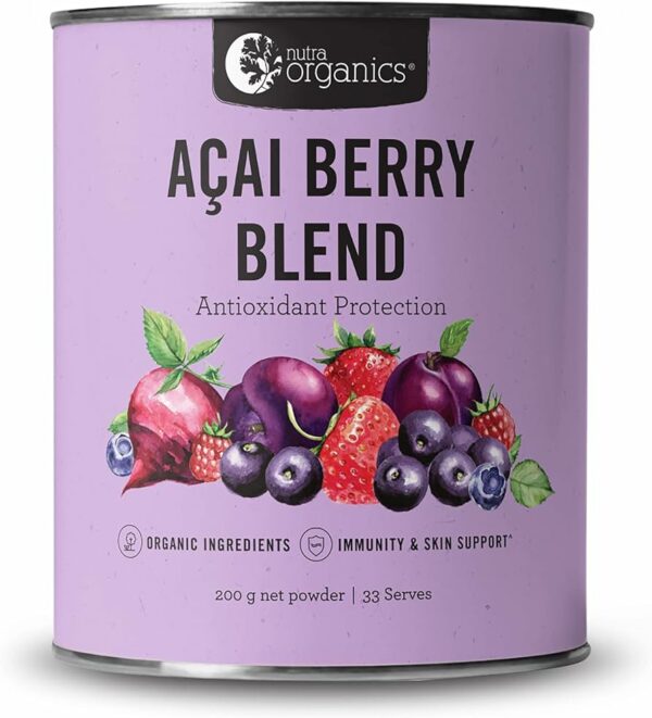 NutraOrganics Acai Berry Blend 200g