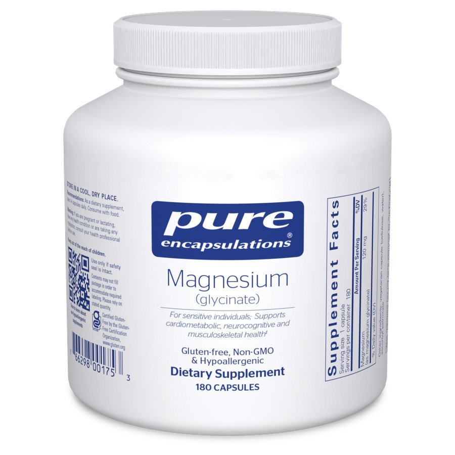 Pure Encapsulations Magnesium Glycinate 180 Capsules